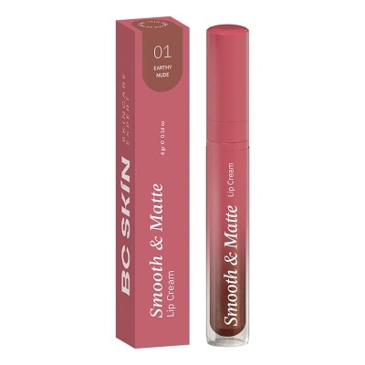BC SKIN Smooth & Matte Lip Cream 01 Earthy Nude 4g