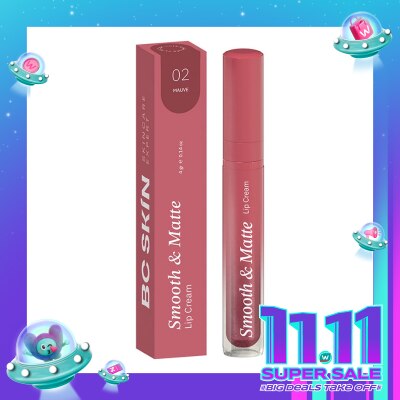 BC SKIN Smooth & Matte Lip Cream 02 Mauve 4g
