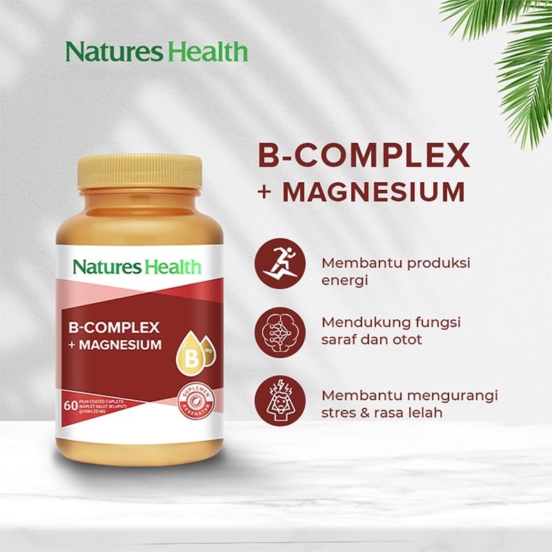 B-Complex + Magnesium Kaplet 60'S
