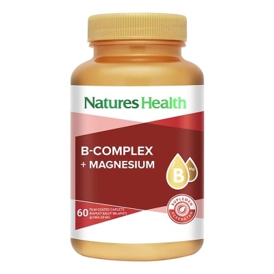 NATURES HEALTH - B-Complex + Magnesium Kaplet 60'S