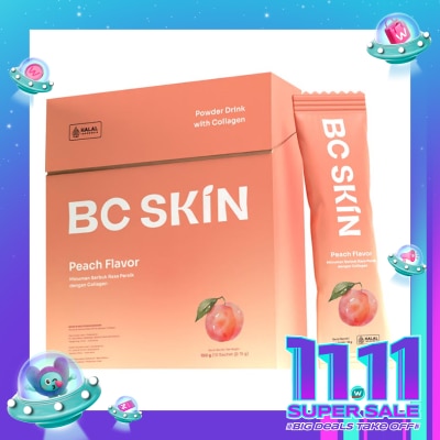 BC SKIN Minuman Serbuk Rasa Peach dengan Collagen 10'S