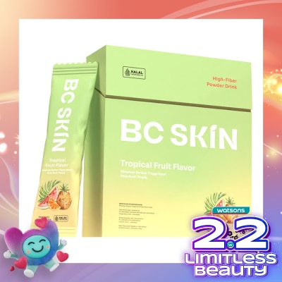 BC SKIN Minuman Serbuk Tinggi Serat Rasa Buah Tropis 10'S