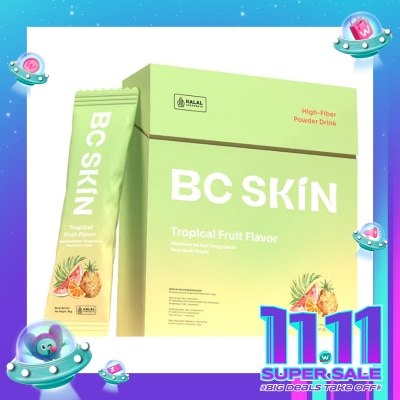 BC SKIN Minuman Serbuk Tinggi Serat Rasa Buah Tropis 10'S