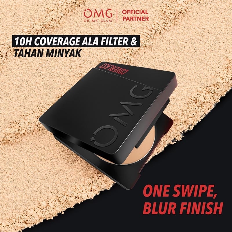 Oh My Glam Coverlast&nbsp;Two&nbsp;Way&nbsp;Cake&nbsp;10N Porcelain 12g