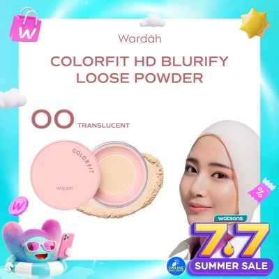 WARDAH - Colorfit HD Blurify Loose Powder 00 Translucent 15g