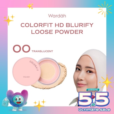 WARDAH - Colorfit HD Blurify Loose Powder 00 Translucent 15g