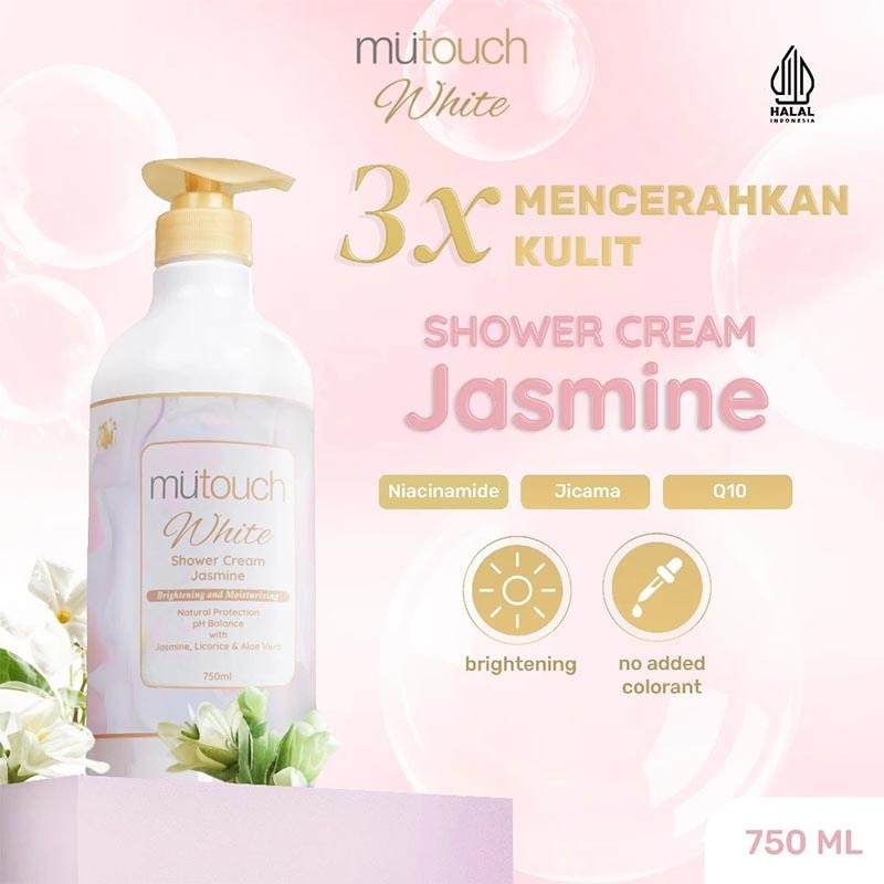 White Shower Cream Brightening and Moisturizing 750 ml