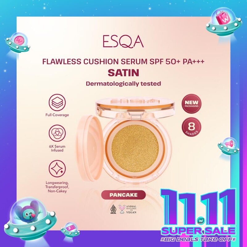 Flawless Cushion Serum SPF 50+ PA+++ Satin Pancake 15g