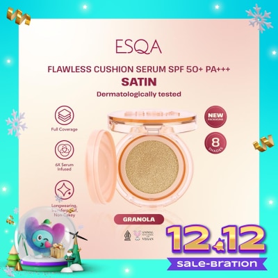 ESQA Flawless Cushion Serum SPF 50+ PA+++ Satin Granola 15g