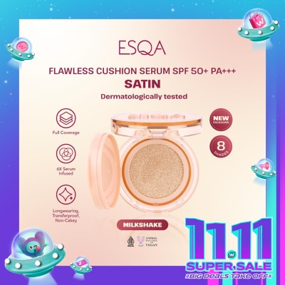 ESQA Flawless Cushion Serum SPF 50+ PA+++ Satin Milkshake 15g