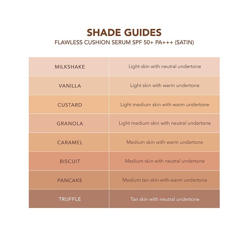 Flawless Cushion Serum SPF 50+ PA+++ Satin Caramel 15g