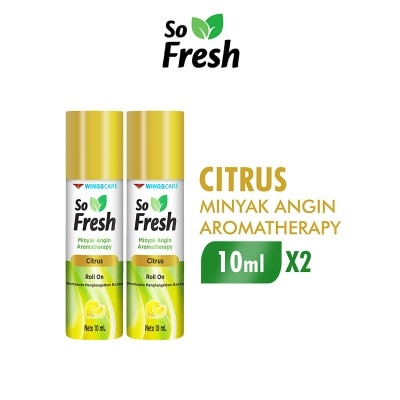 SO FRESH - Minyak Angin Aromatherapy Citrus 2 X 10ml