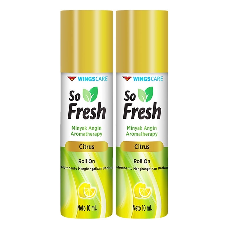 Minyak Angin Aromatherapy Citrus 2 X 10ml