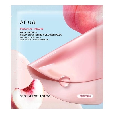 ANUA Peach 70 Niacin Brightening Collagen Mask 1'S