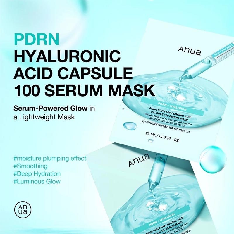 PDRN Hyaluronic Acid Capsule 100 Serum Mask 23ml