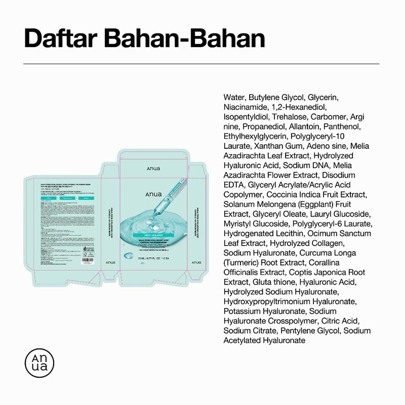 PDRN Hyaluronic Acid Capsule 100 Serum Mask 23ml