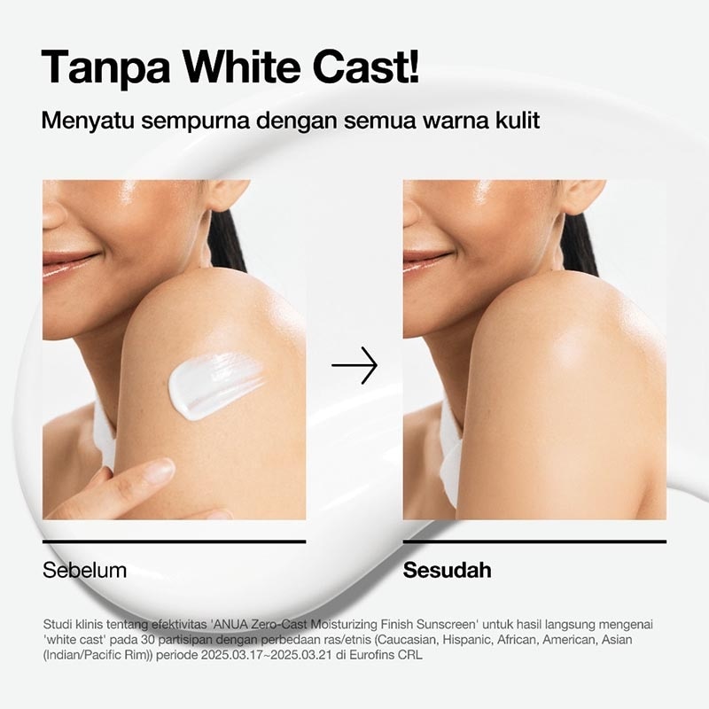 Zero-Cast Moisturizing Finish Sunscreen 50ml