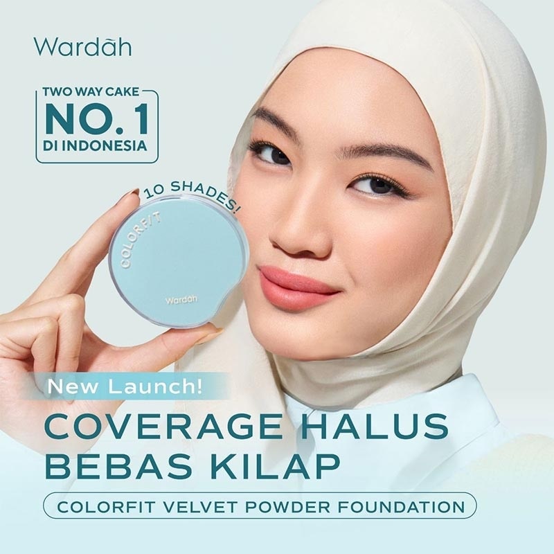 Colorfit Velvet Powder Foundation 21C Shell 11g image