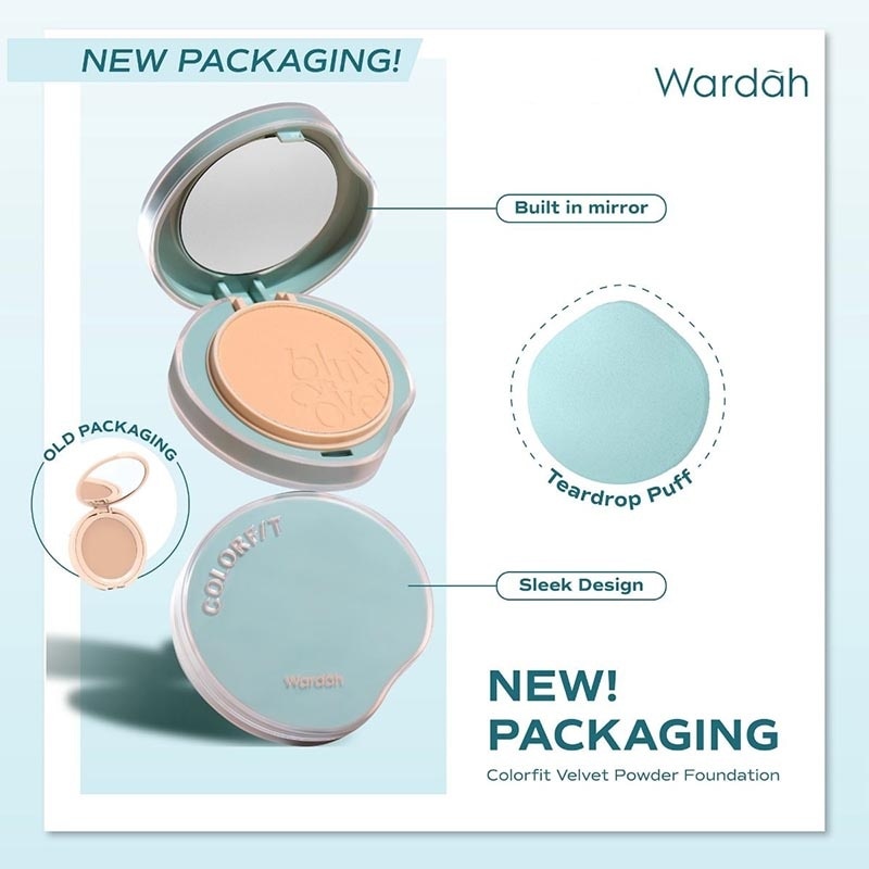 Colorfit Velvet Powder Foundation 21C Shell 11g