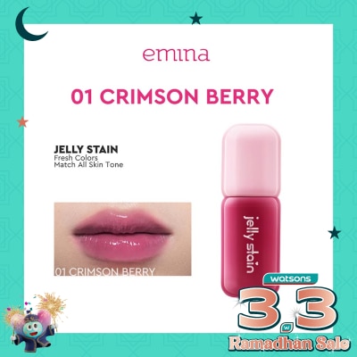 EMINA Jelly Stain 01 Crimson Berry 3g