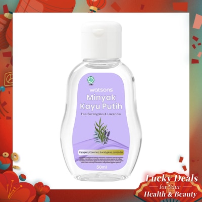 WATSONS Minyak Kayu Putih Plus Lavender 50 ml