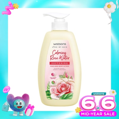 WATSONS - Relaxing Rose Water Softening Perfumed Body Lotion 550ml
