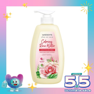 WATSONS - Relaxing Rose Water Softening Perfumed Body Lotion 550ml