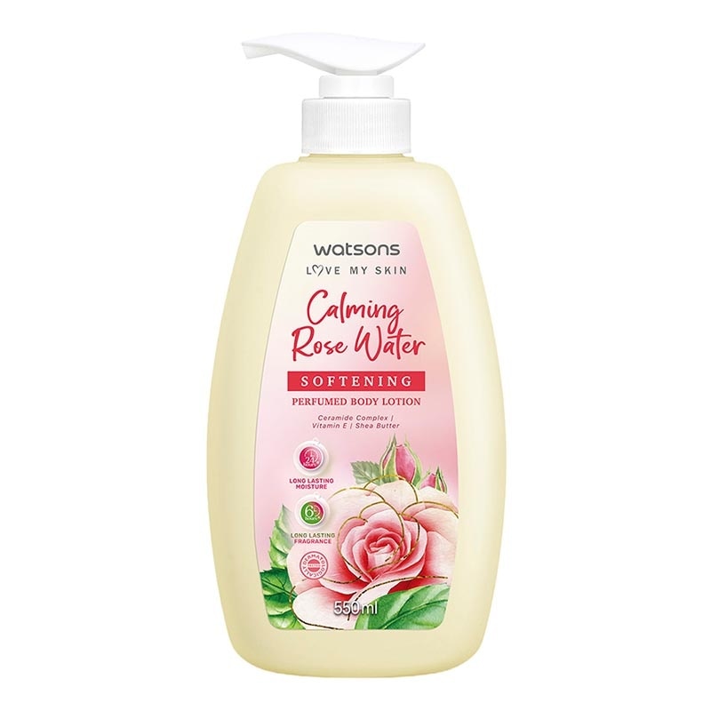 Relaxing Rose Water Softening Perfumed Body Lotion 550ml
