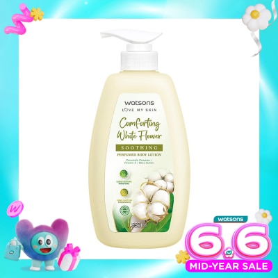 WATSONS - Comfort Cotton Flower Pampering Perfumed Body Lotion 550ml