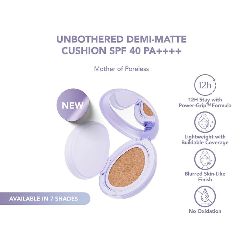 Unbothered Demi-Matte Cushion W20 Cinnamon 15g