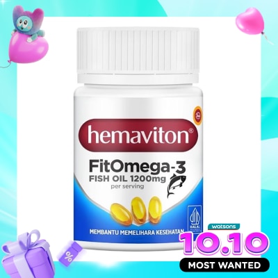 HEMAVITON FitOmega 3 Kapsul 30'S image