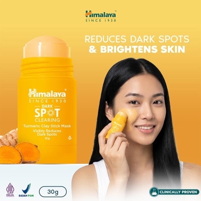 HIMALAYA Dark Spot Clearing Turmeric Clay Stick Mask 30g