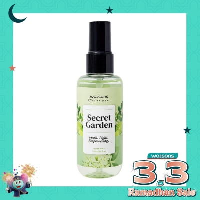 WATSONS Love My Scent Secret Garden Body Mist 100 ml