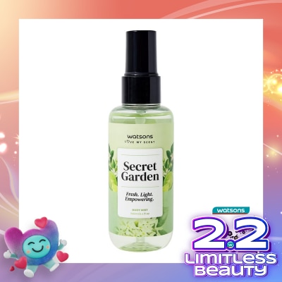 WATSONS Love My Scent Secret Garden Body Mist 100 ml