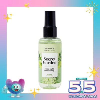 WATSONS - Love My Scent Secret Garden Body Mist 100 ml