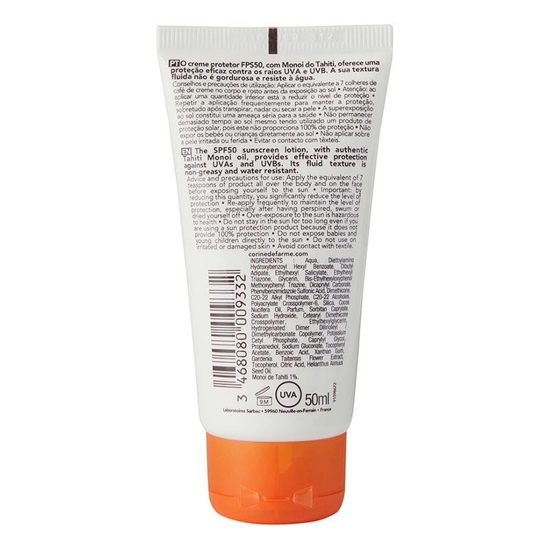 Sunscreen Lotion Face & Body SPF50 50ml