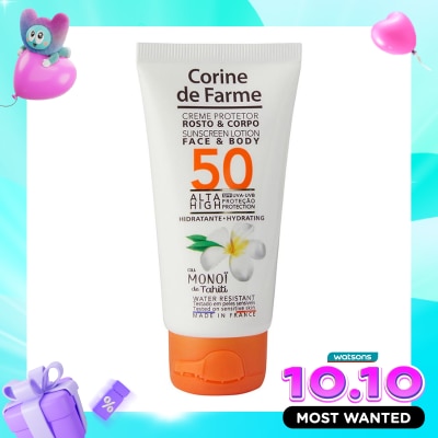 CORINE DE FARME Sunscreen Lotion Face & Body SPF50 50ml image
