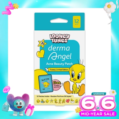 DERMA ANGEL - Tweety Acne Beauty Patch Blue 12'S
