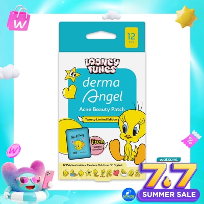 DERMA ANGEL - Tweety Acne Beauty Patch Blue 12'S