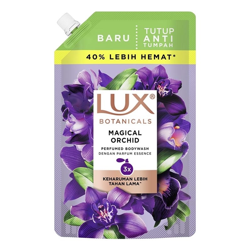 Sabun Mandi Cair Botanicals Magical Orchid Perfumed with Essence Perfume Pouch 800ml