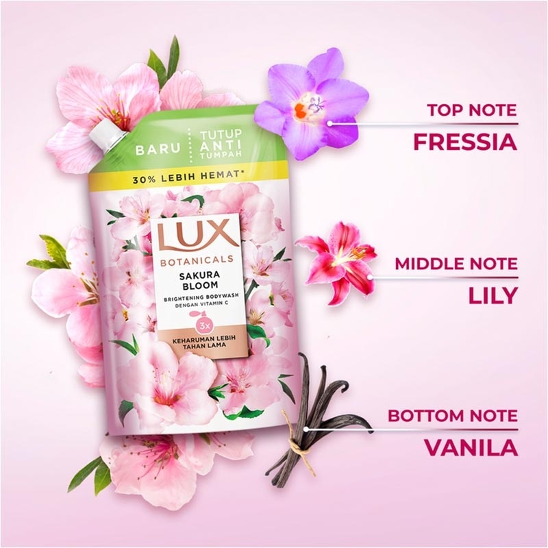 Sabun Mandi Cair Botanicals Sakura Bloom Pouch 800ml