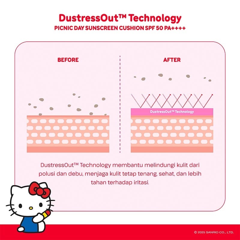 Hello Kitty Picnic Day Sunscreen Cushion 50 PA++++