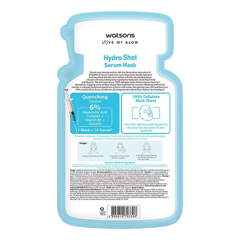 Hydro Shot Serum Mask 1'S