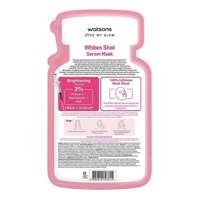 Whiten Shot Serum Mask 1'S
