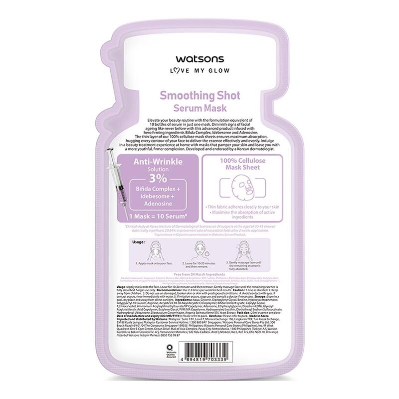 Smoothing Shot Serum Mask 1'S