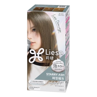 LIESE - Creamy Hair Bubble Hair Color Cat Pewarna Rambut Starry Ash
