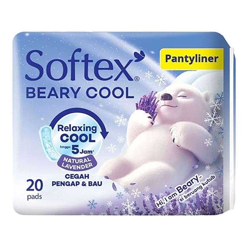 Beary Cool Pantyliner 15cm 20'S