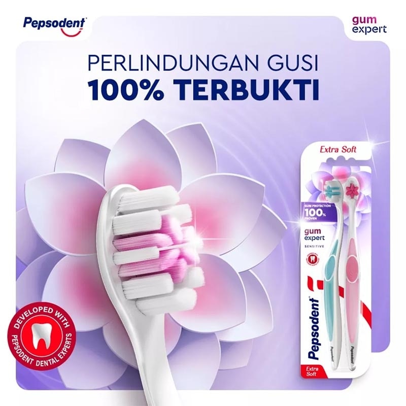 Sikat Gigi Gum Expert Sensitive 2'S image