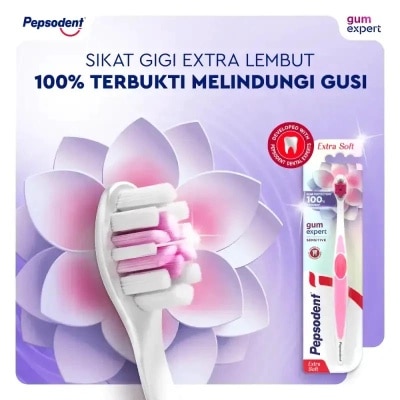 Pepsodent Sikat Gigi Gum Expert Sensitive 1'S image