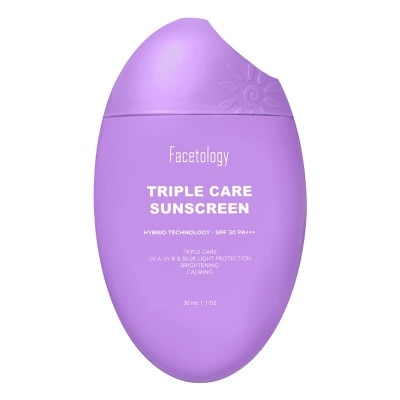 FACETOLOGY Triple Care Sunscreen SPF 30 30ml